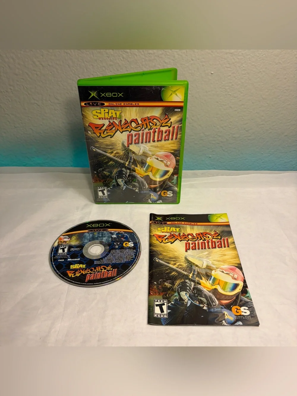 Splat Magazine Renegade Paintball (Microsoft Xbox, 2005) Tested & Works Videogme